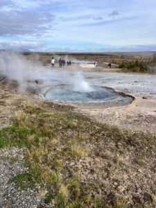 Hot springs in the Haukadalur valley